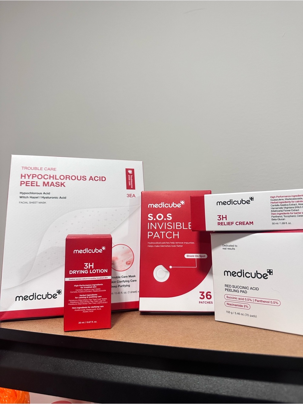 medicube Red 3H Relief Cream & S.O.S Invisible Patch Skincare Set